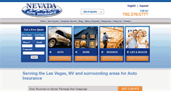 Desktop Screenshot of nevadaautoins.com
